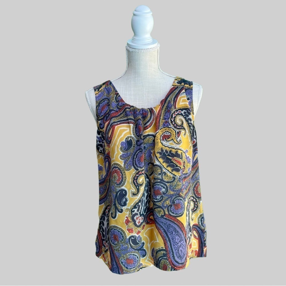 Paisley Sleeveless Blouse Tommy Hilfiger